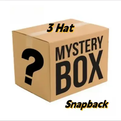 Mystery Hat Box - Pick three random flat brim trucker hats - Mystery birthday gift, friend gift, mystery box challenge,choose...
