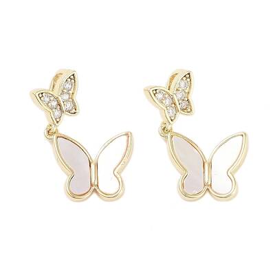 Brass Micro Pave Clear Cubic Zirconia Pendants