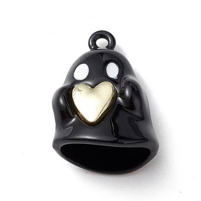 Halloween Spray Painted Alloy Pendants