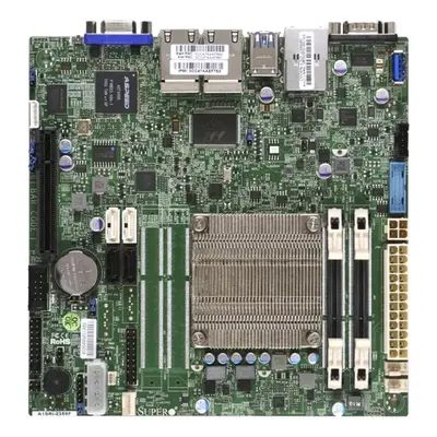 A1SRi-2358F Supermicro Socket FCBGA-1283 System on Chip Chipset Mini-ITX System Board (Motherboard) Supports Atom C2358 DDR3 ...
