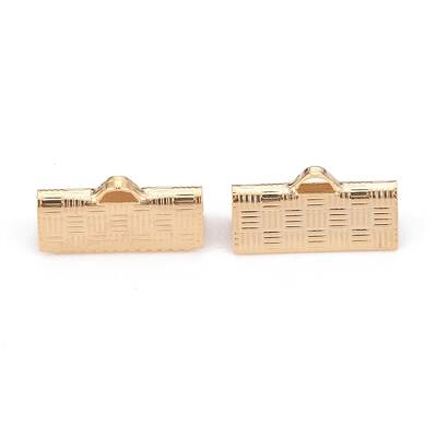 304 Stainless Steel Ribbon Crimp Ends