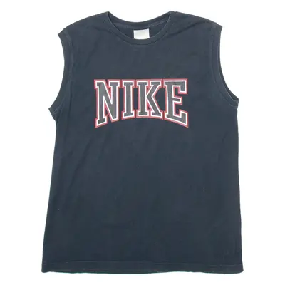 NIKE Mens Vest Black Sleeveless M