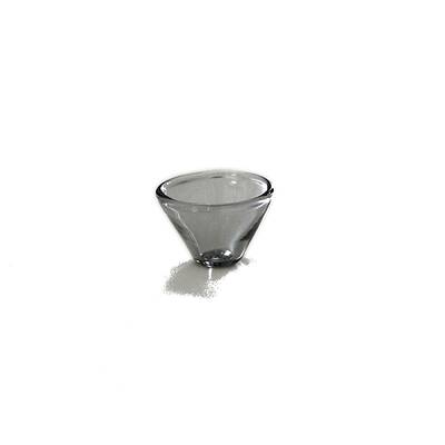 Mini Glass Bamboo Hat Cup