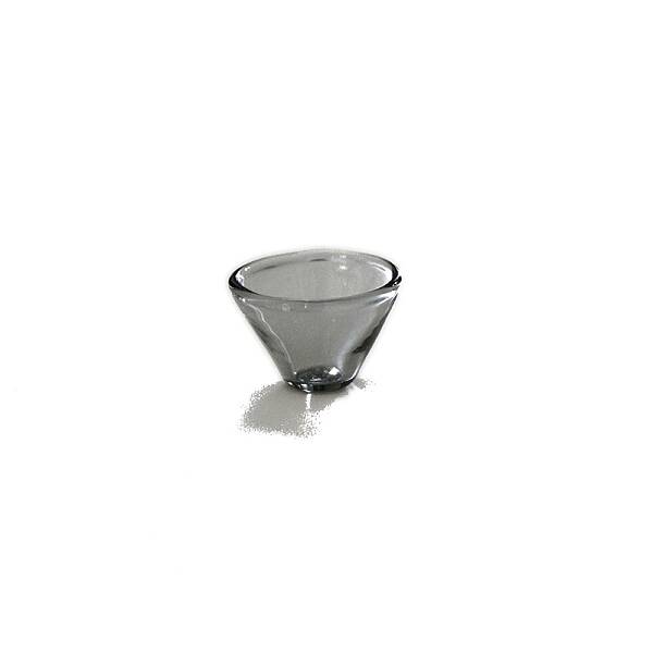 Mini Glass Bamboo Hat Cup
