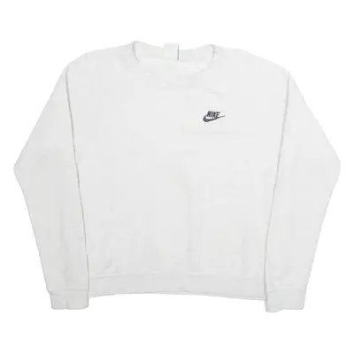 NIKE Womens Sweatshirt Grey M