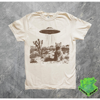 Vintage UFO Cowboy Cat Meme Shirt, Retro 90s Western Rodeo T-Shirt, Wild West Kitten Tee, Funny Gag Gift Tee , Global Trendin...