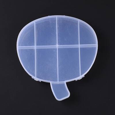 9 Grids Transparent Plastic Box