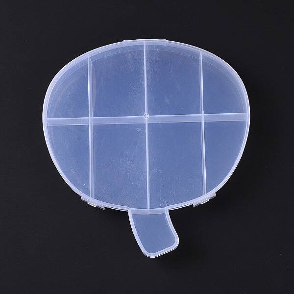 9 Grids Transparent Plastic Box