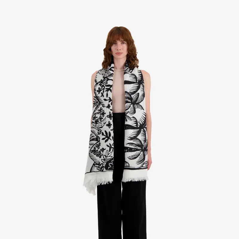 Scarf Et191du01 Black | Color: BLACK | Size: U