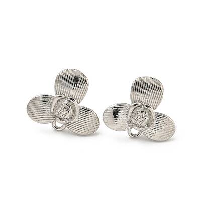Rack Plating Brass Studs Earrings Finding