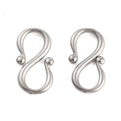 Non-Tarnish 304 Stainless Steel S-Hook Clasps