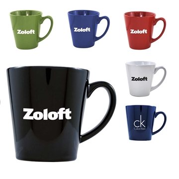 48 Customized 12 oz Ceramic Coffee Mug - Microwave Safe