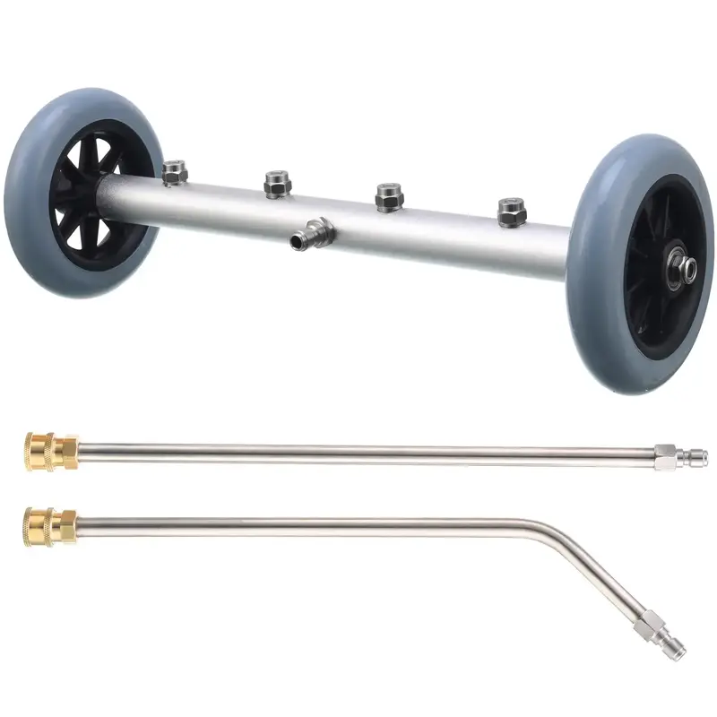 RIDGE WASHER Pressure Washer Undercarriage Cleaner, 16 Inch Undercarriage Washer, Hydraulic Powered Under Car Cleaner with St...