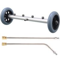 RIDGE WASHER Pressure Washer Undercarriage Cleaner, 16 Inch Undercarriage Washer, Hydraulic Powered Under Car Cleaner with St...