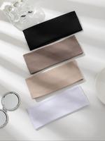 Solid Color Hair Band, High Stretch Hair Band for Women & Girls, Fits Hairstyles for School, Sweat Absorbing Hair Band for Fa...