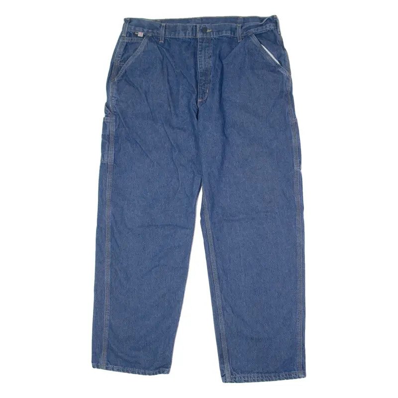 CARHARTT Carpenter Mens Jeans Blue Regular Straight W40 L32