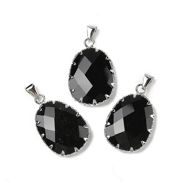 Natural Obsidian Pendants