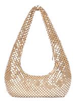 Women's Elegant Metallic Evening Bag, Exquisite Trendy Hobo Bag, Fashionable Bag for Party Decoration