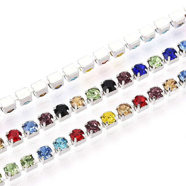 Iron Rhinestone Cup Chains