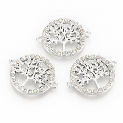 Alloy Rhinestone Links connectors