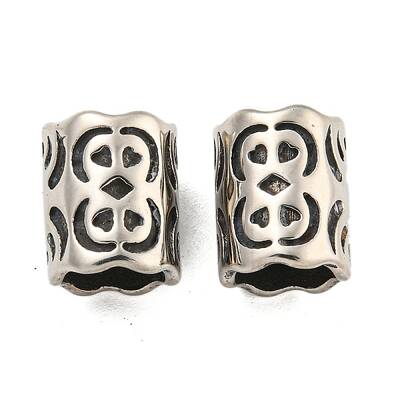 316 Surgical Stainless Steel European Beads