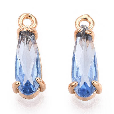 Faceted Glass Pendants