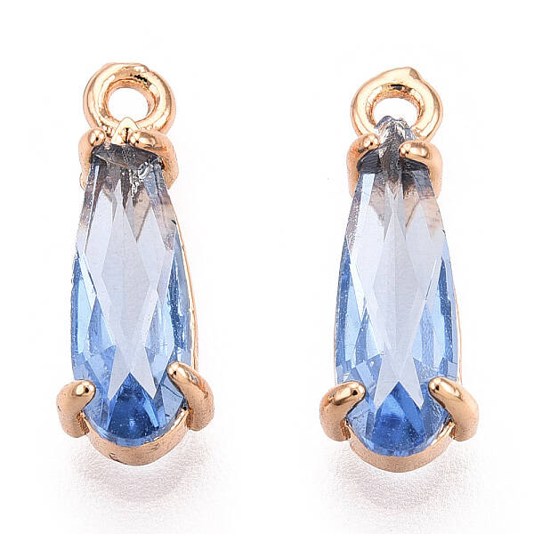 Faceted Glass Pendants