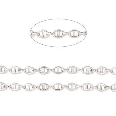 Non-Tarnish 304 Stainless Steel Oval Link Chains