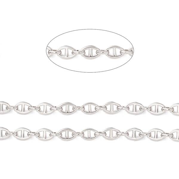 Non-Tarnish 304 Stainless Steel Oval Link Chains