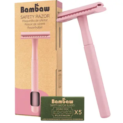 Bambaw Pink Safety Razor