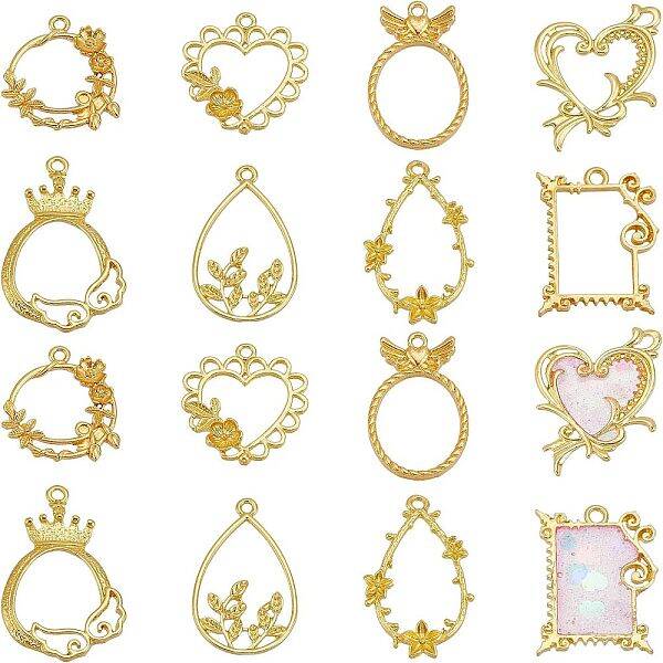 OLYCRAFT Open Bezel Charms
