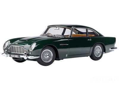 Aston Martin DB5 RHD (Right Hand Drive) British Racing Green 1/18 Model Car by Autoart