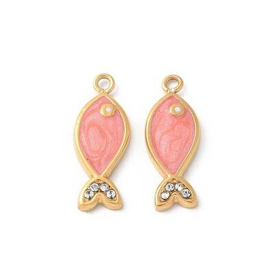 304 Stainless Steel Enamel Pendants