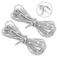 Rhinestone Glitter Shoe Laces - 2PCS Exquisite Shiny Hoodie & Strings Shoelace Decor for DIY Canvas Shoes, Sweatpants, Clothi...
