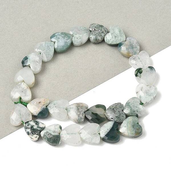Natural Tree Agate Beads Strands