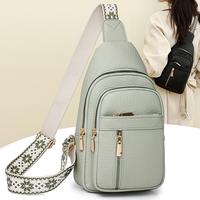 Sling Bag For Women Men Backpack Fanny Pack Crossbody Chest Travel Shoulder Women's Belt Bags Purse Handbag PU Leather Zipper...