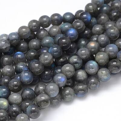 Natural Labradorite Round Bead Strands