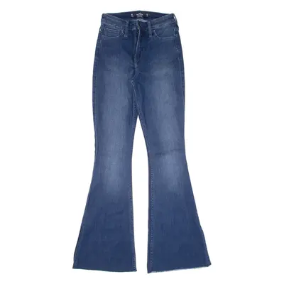 HOLLISTER Womens Jeans Blue Regular Flared W25 L31