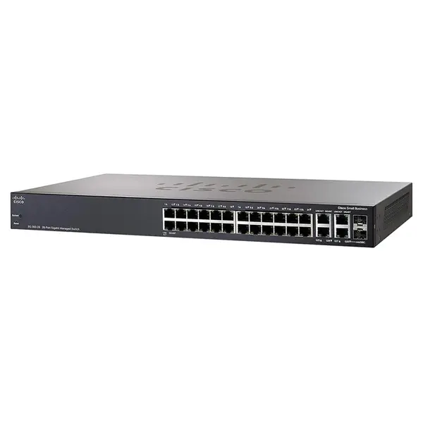 SG300-28 Cisco SM 300 26x Port 24x Port PoE+ 2x Port Combo SFP Switch