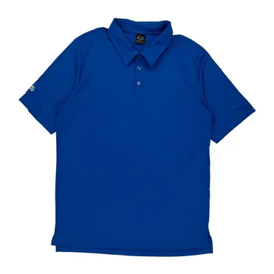 Oakley Polo Shirt - XL Blue Polyester