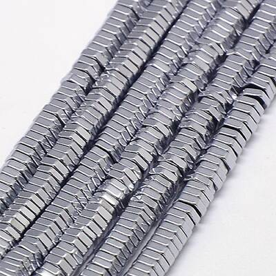 Electroplate Non-magnetic Synthetic Hematite Beads Strands