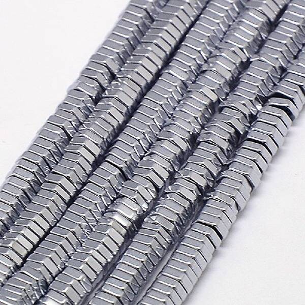 Electroplate Non-magnetic Synthetic Hematite Beads Strands
