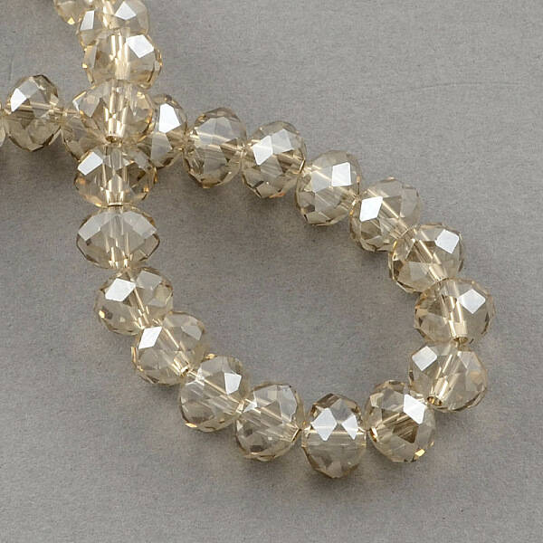 Electroplate Glass Bead Strands