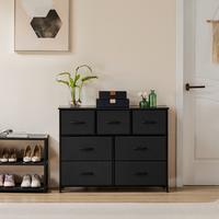 Dresser for Bedroom, Drawer Dresser Organizer Storage Drawers Fabric Storage Tower with 7 Drawers, with Fabric Bins,for Bedro...