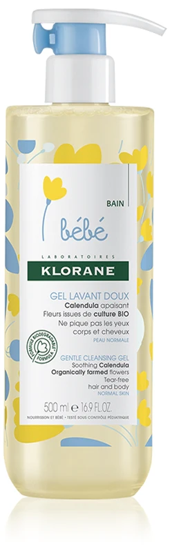 Klorane Baby Bath Soft Washing Gel 500ml