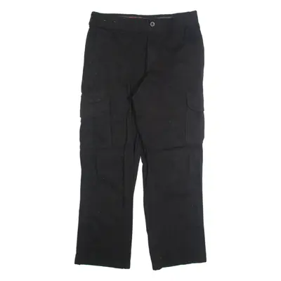 DICKIES Cargo Mens Trousers Black Regular Straight W32 L30