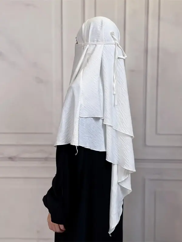 Women's Solid Color  Khimar, Modest Fashionable Khimar for Women, Elegant All-match Fashion Accessories for Daily Wear