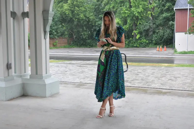 Angel Sleeve Caftan - Upcycled | Size: O/S | Color: Earth Tones