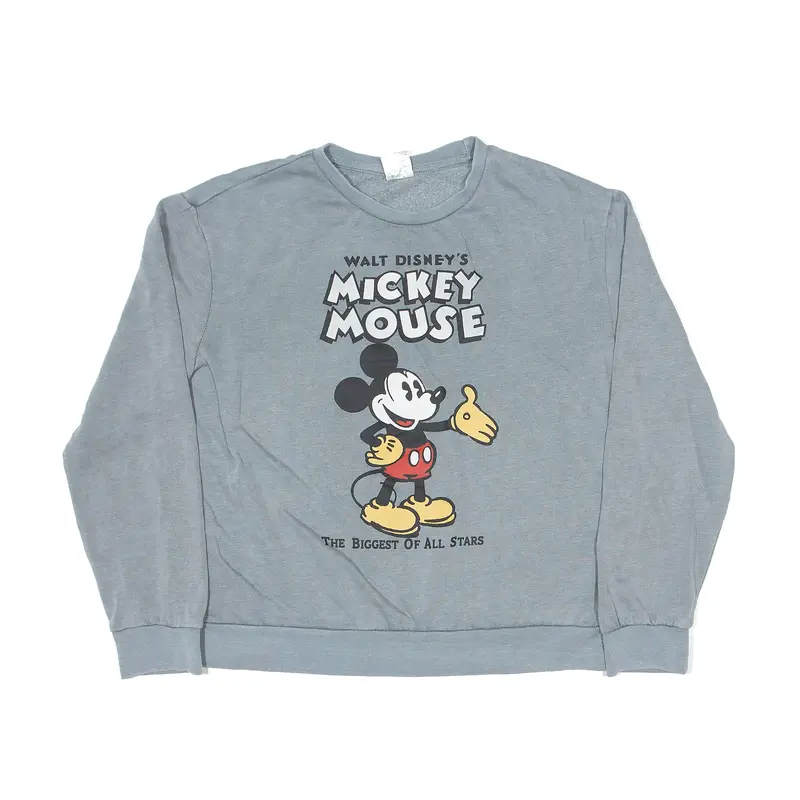 DISNEY Mickey Mouse Grey Sweatshirt M
