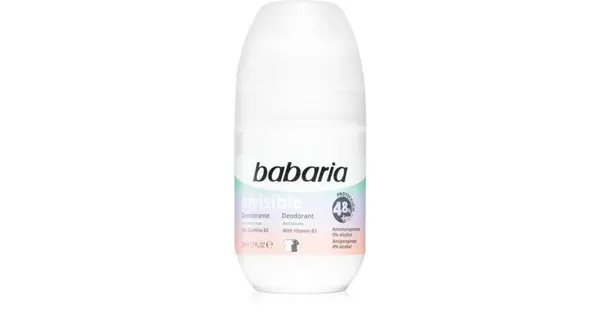 Babaria Invisible Deodorant Roll On 50ml